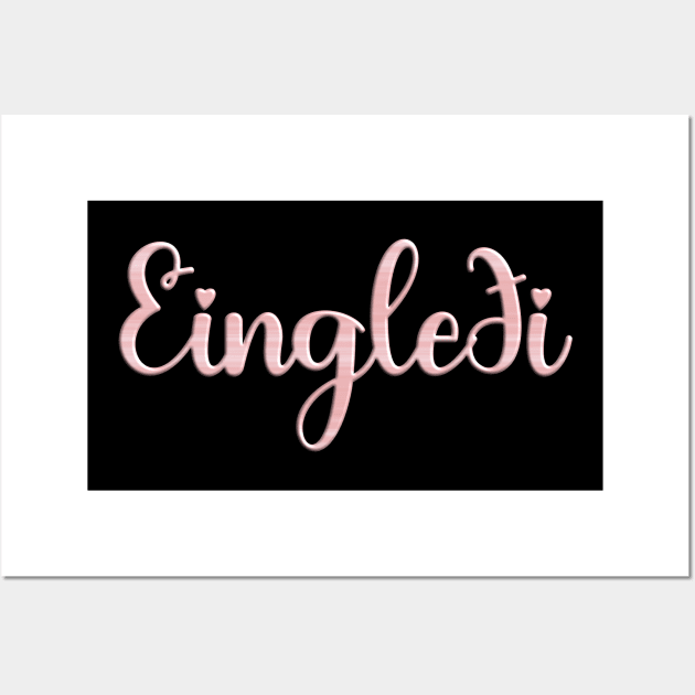 Eingledi Single Life Contentment Pink Wall Art by Miozoto_Design